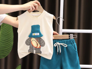 Sleeveless Shorts Suit Summer Clothes For Children