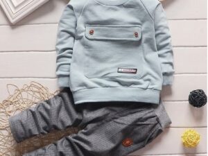 Toddler Baby Clothes Children Suit 0-3 Years Old Suit  Pants Children's Sportswear Boys Girls Children's Clothing Brand