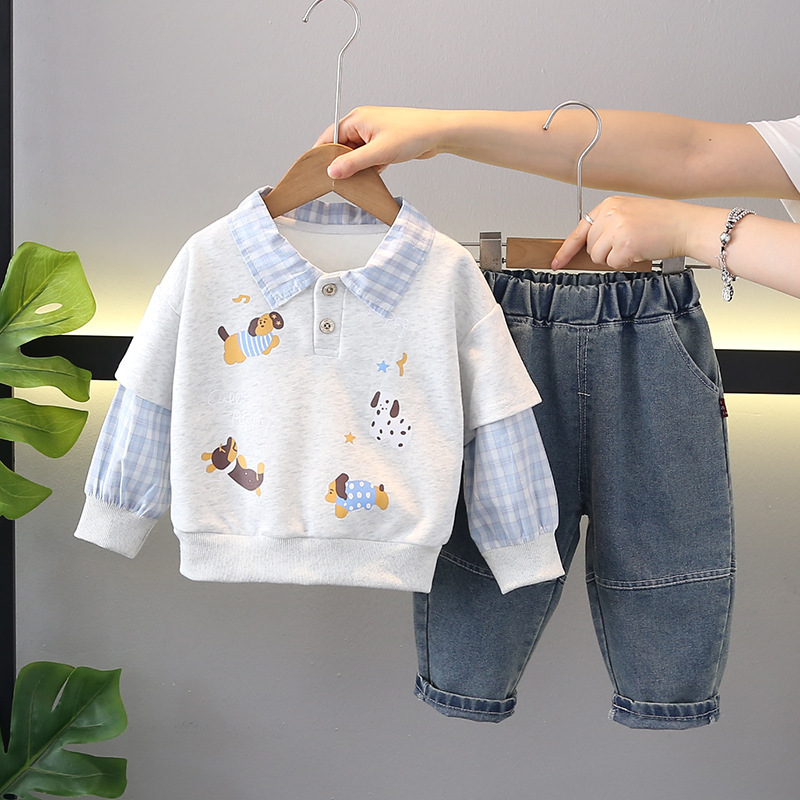 Boys Autumn Suit Baby Clothes Children - Image 5