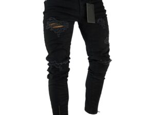 Pants Jeans For Men Trousers Long Basic Broken Clothes