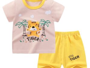 Children Clothes Baby Short Sleeved Shorts Two Piece Suit