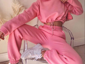 Jogging Suits For Women 2 Piece Sweatsuits Tracksuits Sexy Long Sleeve HoodieCasual Fitness Sportswear