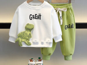 Boys Sweater Suit Clothes Fashionable Children Korean Style