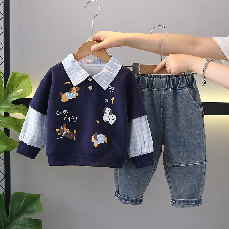 Boys Autumn Suit Baby Clothes Children - Image 4