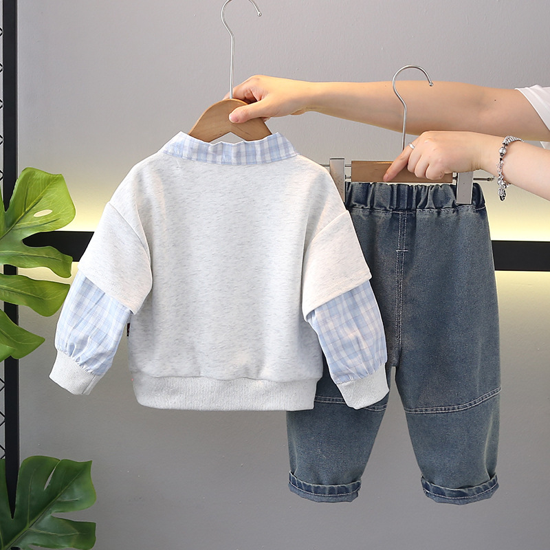 Boys Autumn Suit Baby Clothes Children - Image 2