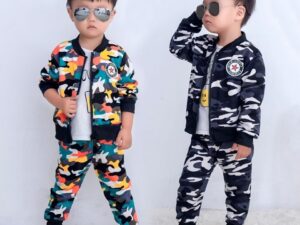 Spring And Autumn Children's Velvet Sport Children Toddler Baby Clothes Two-piece Suit