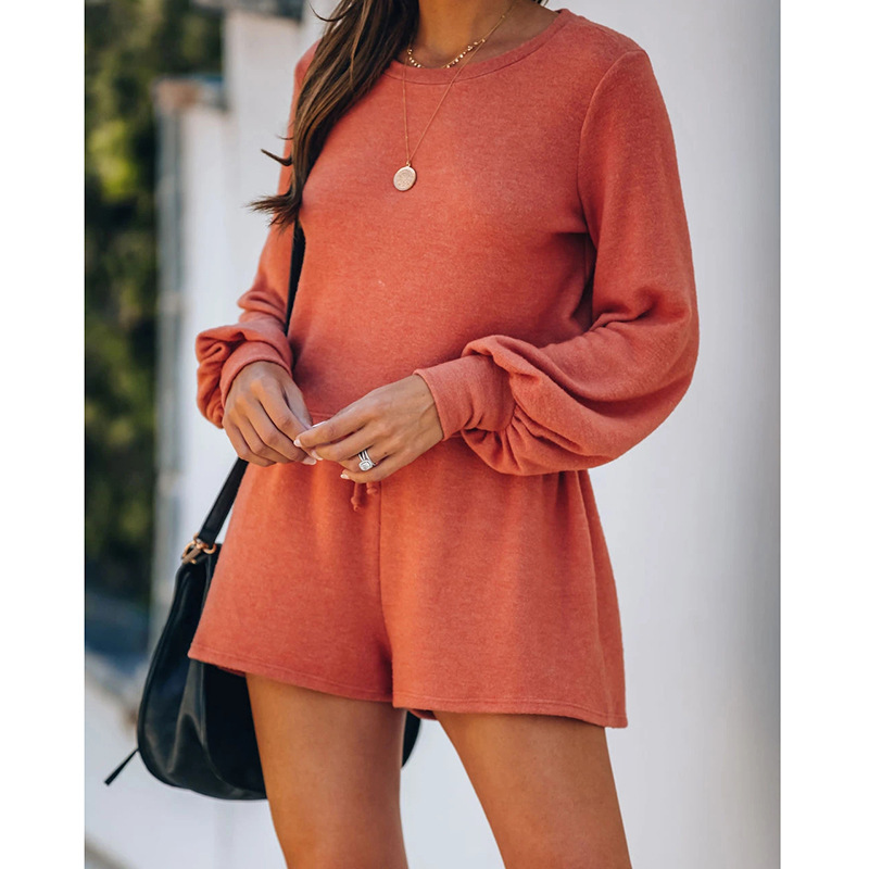 Pure Color Casual Pajamas And Home Service Suits - Image 2